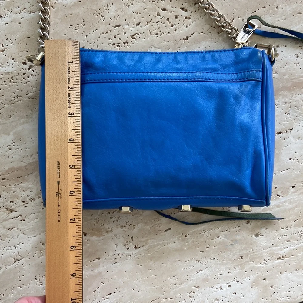 Rebecca Minkoff Electric Blue Leather Crossbody Bag